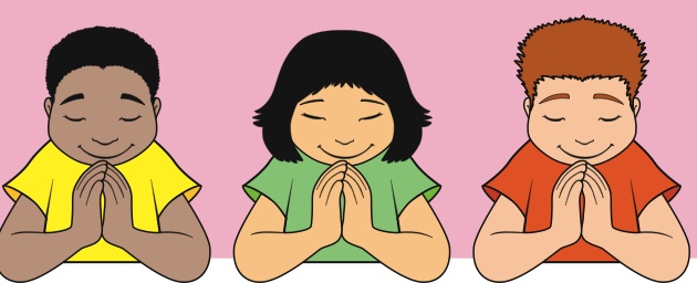 Child Praying Clipart
