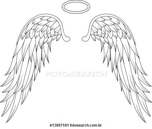 Angel Wings Stock Illustrations 4840 Ang-Angel Wings Stock Illustrations 4840 Angel Wings Clip Art Images And-8