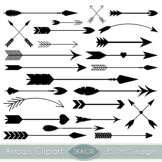 Arrows Clipart Vector Arrows Clip Art Tr-Arrows Clipart Vector Arrows Clip Art Tribal Digital Arrows Aztec-7