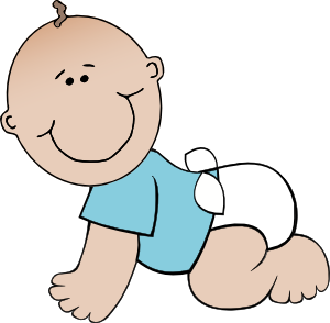 Baby Boy Crawling Clip Art-Baby Boy Crawling Clip Art-1