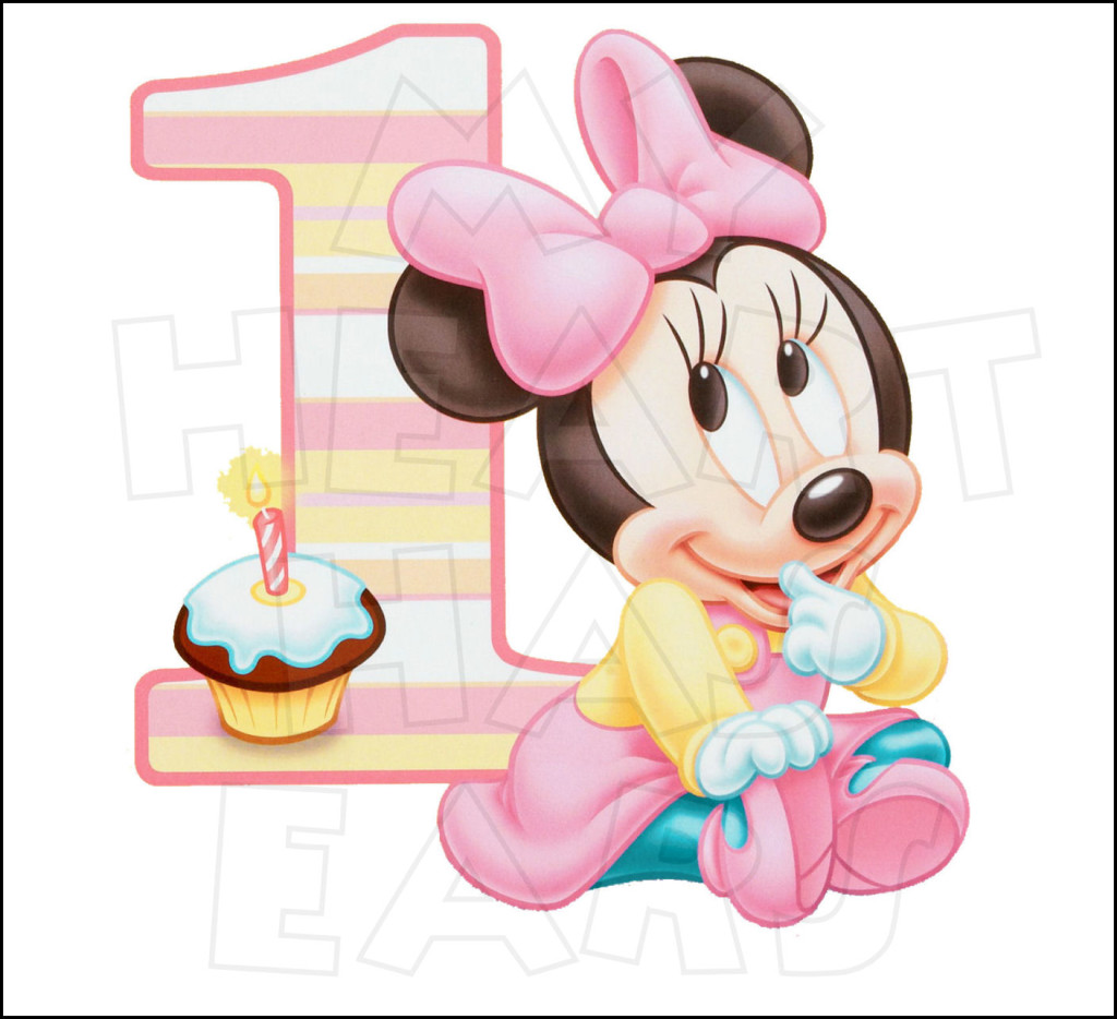 Baby Minnie Mouse 1st Birthday Clipart B-Baby Minnie Mouse 1st Birthday Clipart Baby Minnie Mouse 1st Birthday-10