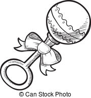 ... Baby Rattle Sketch - Doodle Style Ba-... Baby rattle sketch - Doodle style baby rattle illustration... Baby rattle sketch Clip Artby ...-8