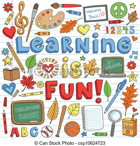 ... Back To School Learning Doodles Set -... Back to School Learning Doodles Set - Learning is Fun Back.-3