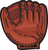 Baseball Bat Glove; Silhouette Baseball -baseball bat glove; silhouette baseball glove; baseball glove clipart-3