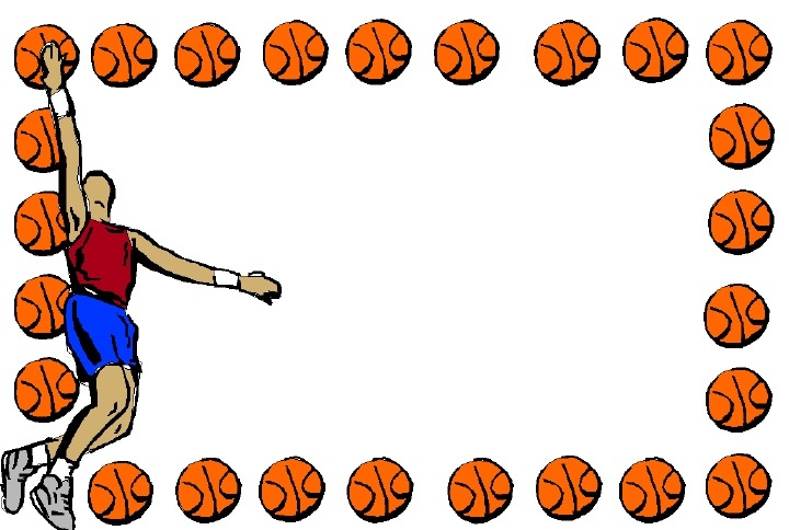 Basketball Borders And Frames-basketball borders and frames-1