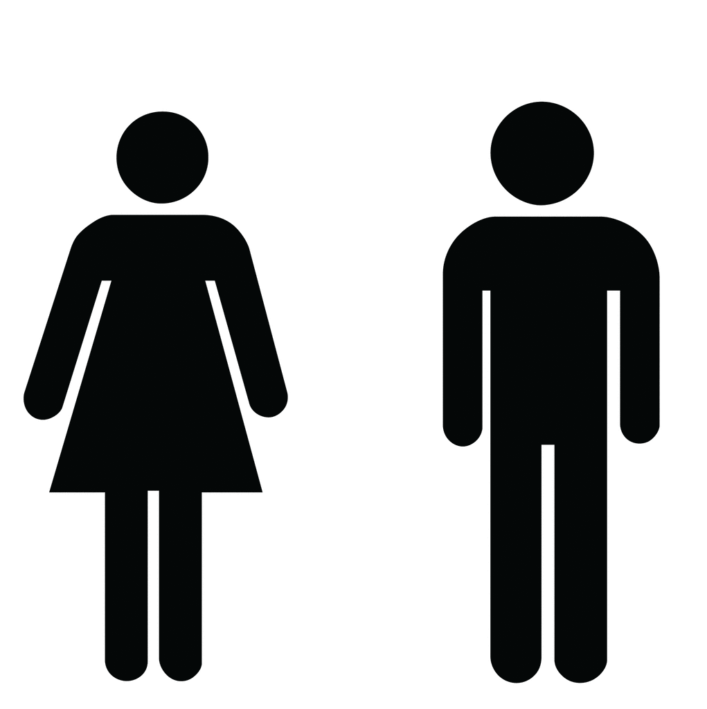 ... Restroom symbols - Man an