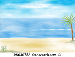 Beach Resort Scene-Beach resort scene-4