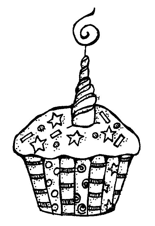 Birthday Clip Art Black And White #9132-Birthday Clip Art Black And White #9132-5