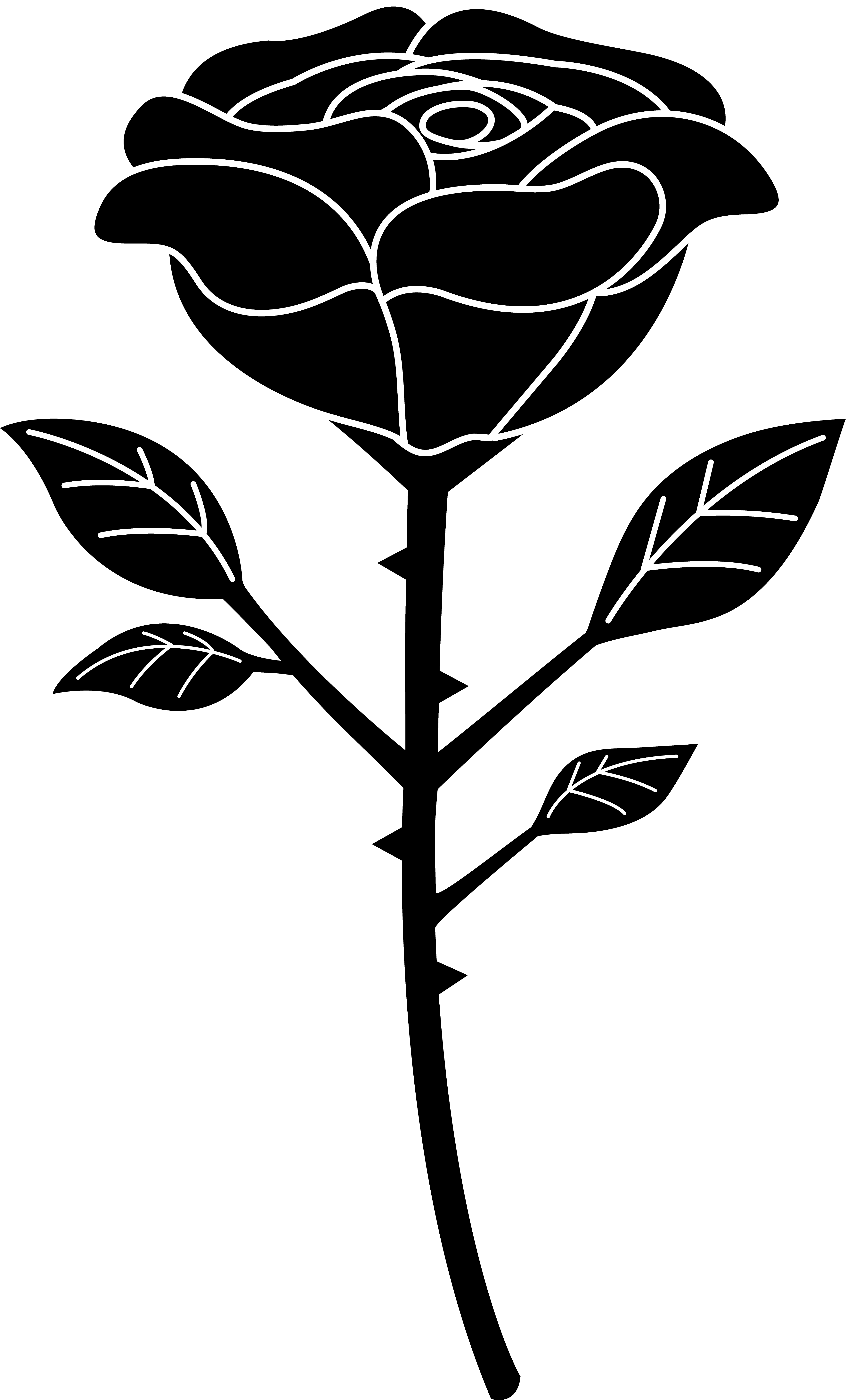 Black Rose Clip Art-Black Rose Clip Art-0