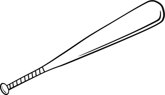 baseball bat clipart