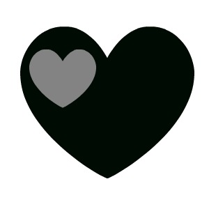 Black Heart Clipart 4-Black heart clipart 4-1