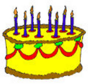 Blue Birthday Cake Clip Art-blue birthday cake clip art-13