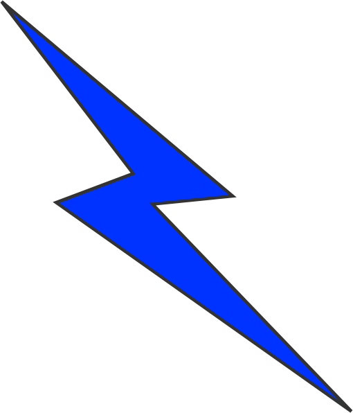 Blue Lightning Bolt Clipart Lightning Pn-Blue Lightning Bolt Clipart Lightning Png-1