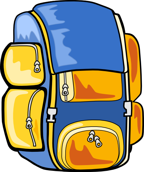 Bookbag Clipart Black And White-bookbag clipart black and white-8