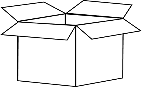Box Clipart Black And White-box clipart black and white-4