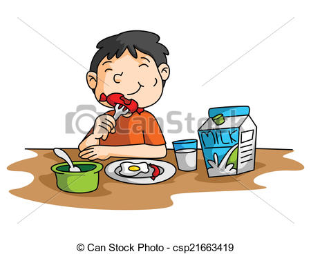 Boy Breakfast Clipartby ...-Boy Breakfast Clipartby ...-1