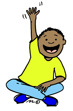 Boy Raising Hand In Color Clip Art Galle-Boy Raising Hand In Color Clip Art Gallery-2
