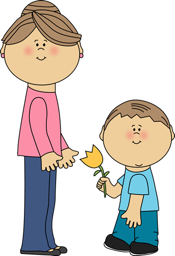 Boy With Flower For Mom-Boy with Flower for Mom-2