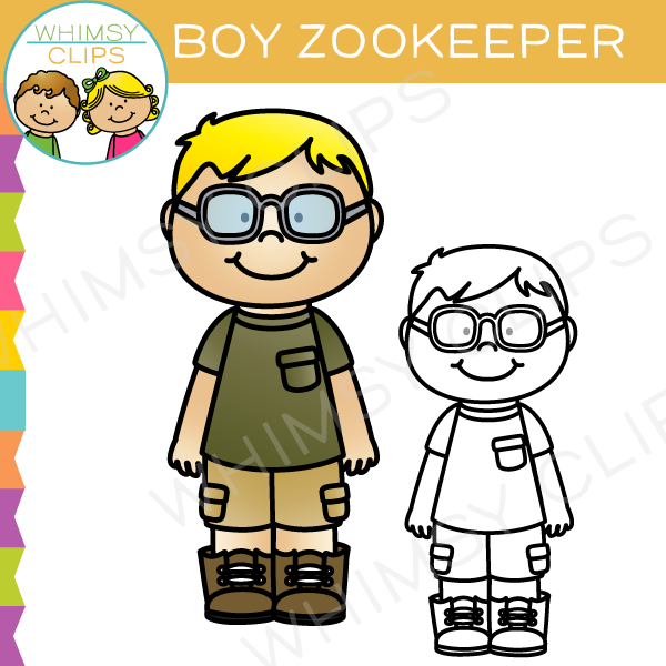 Boy Zookeeper Clip Art-Boy Zookeeper Clip Art-0