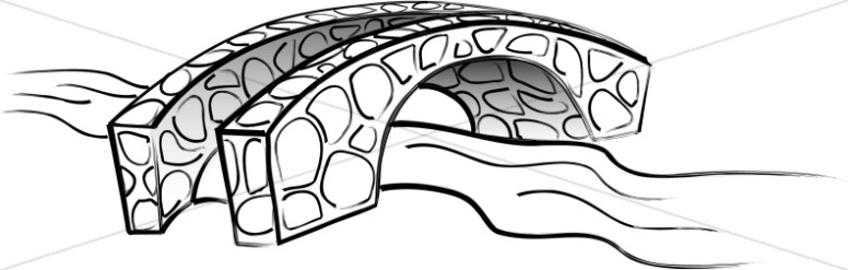 54+ Bridge Clip Art Bla… Clipart Bridge | ClipartLook