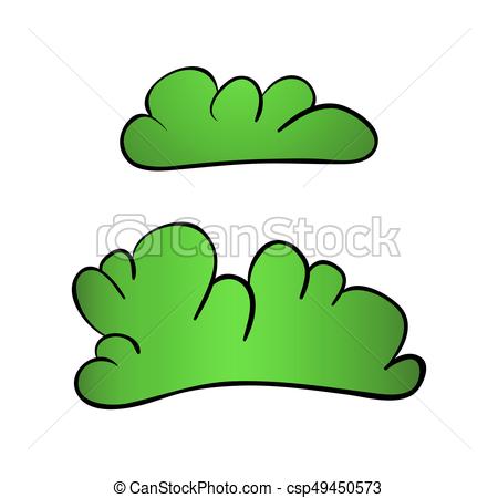 Bush Cartoon Vector Symbol Icon Design. -Bush Cartoon Vector Symbol Icon Design. Beautiful Illustration Isolated On  White Background-1