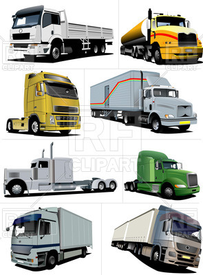 European And American Trucks - Gas-tank -European and american trucks - gas-tank truck, prime mover and cargo truck,  ClipartLook.com -13