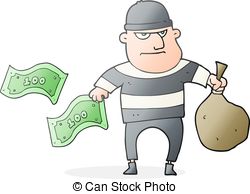 ... Cartoon Bank Robber - Freehand Drawn-... cartoon bank robber - freehand drawn cartoon bank robber-1