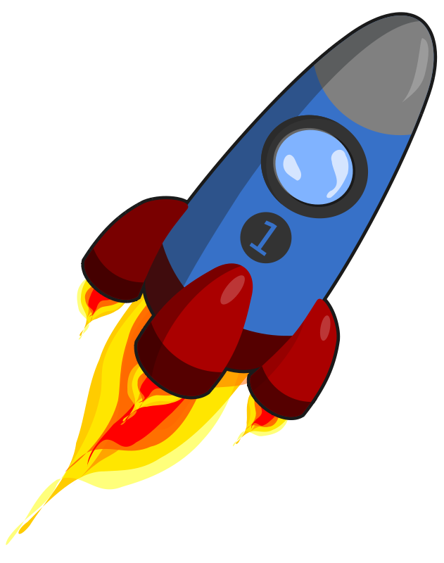 Cartoon Rocket Ship. Clipart .-Cartoon Rocket Ship. Clipart .-0