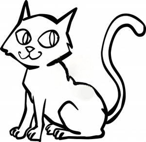 Cat Clip Art Black And White-cat clip art black and white-5