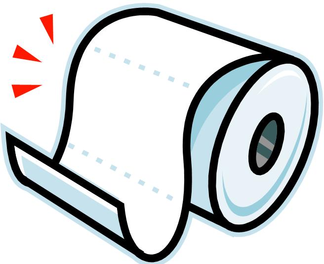 Toilet tissue clipart. Funny 