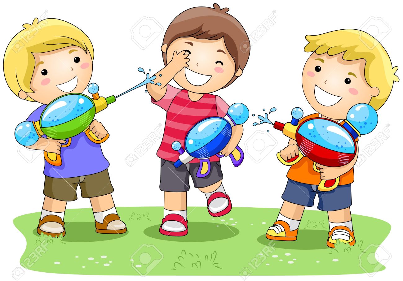 Children Playing With Water .-Children playing with Water .-4