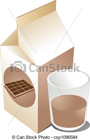 ... Chocolate Milk - Illustration Of A C-... Chocolate milk - Illustration of a carton of chocolate milk.-9