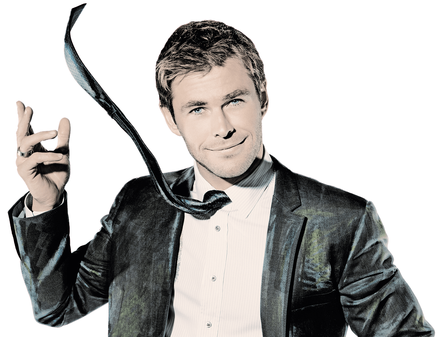 Chris Hemsworth Tie-Chris Hemsworth Tie-6