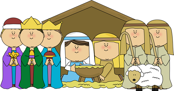 Christmas Clipart Nativity .-Christmas Clipart Nativity .-1
