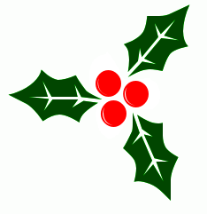 Christmas Holly Clipart-christmas holly clipart-1