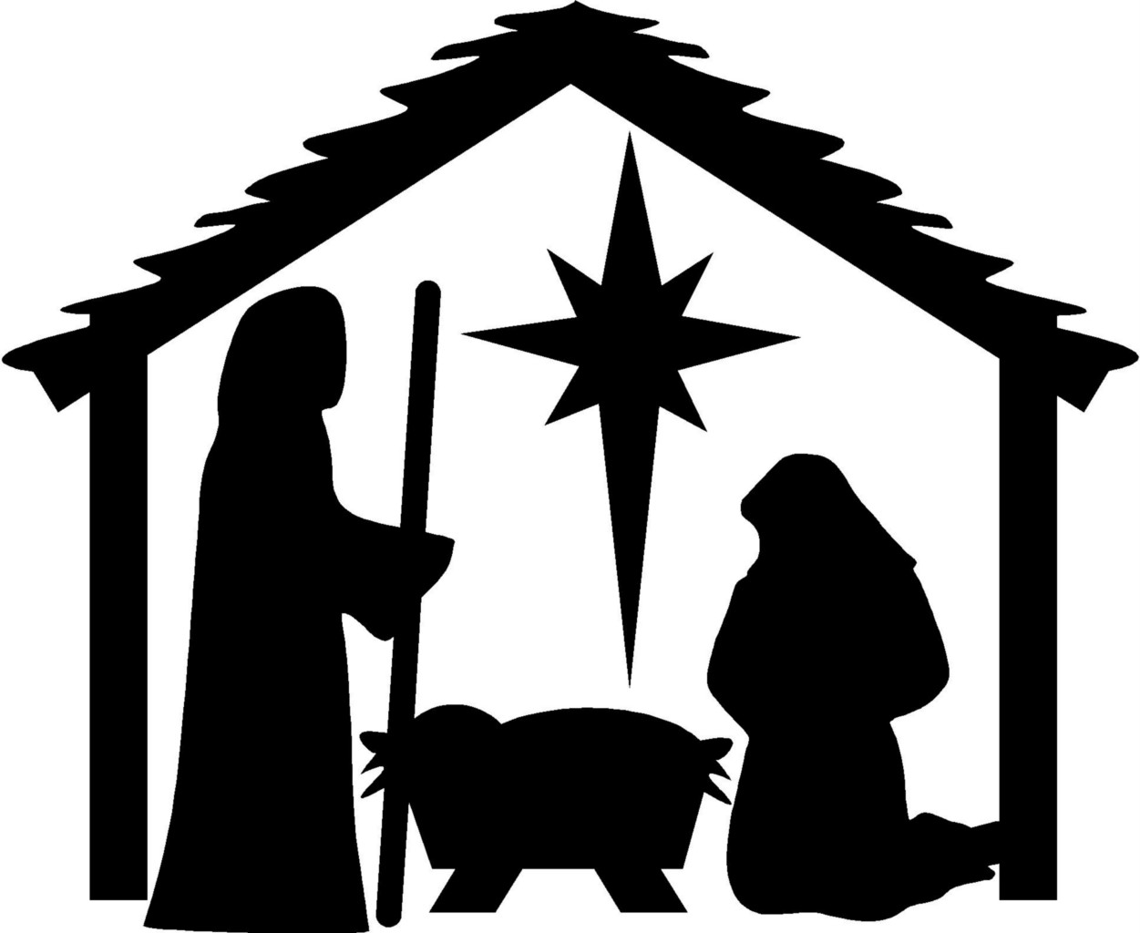 Christmas Nativity Scene Clip Art-Christmas Nativity Scene Clip Art-2