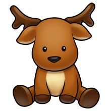 Christmas Reindeer, Cutest Pictures, Log-Christmas Reindeer, Cutest Pictures, Logo, Baby Rudolph, Animal Clipart, Diy Christmas-1