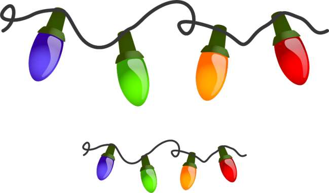 Christmas Tree Lights Clipart | Free Ref-Christmas tree lights clipart | Free Reference Images-8