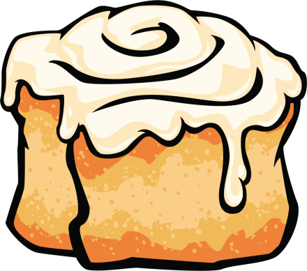 Cinnamon Roll With Frosting .-cinnamon roll with frosting .-9