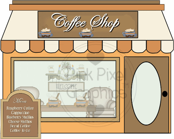 Clip Art Coffee Shop .-Clip Art Coffee Shop .-5