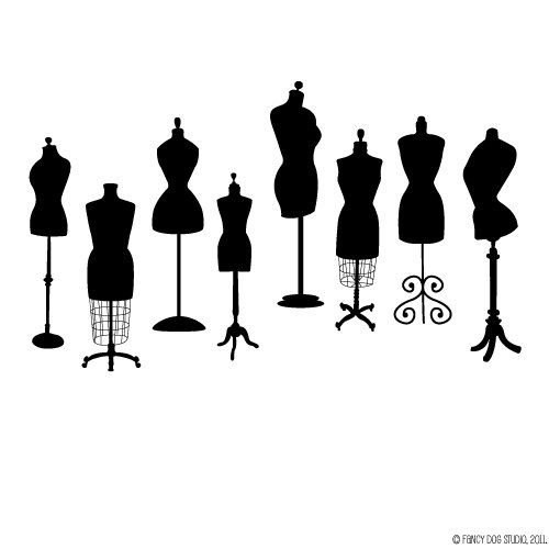 95+ Mannequin Dress For... Dress Form Clip Art ClipartLook
