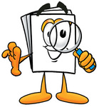 Clip Art Graphic Of A White Copy And Pri-Clip Art Graphic Of A White Copy And Print Paper Cartoon Character-2