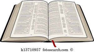 Clip Art. Open Bible-Clip Art. Open Bible-5