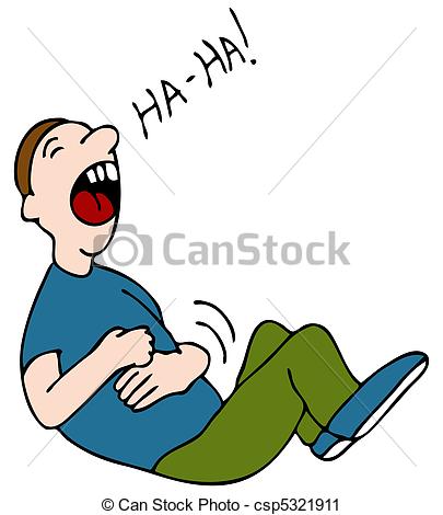 Clip Artby Morphart1/87; Belly Laugh - A-Clip Artby Morphart1/87; Belly Laugh - An image of a laugh hysterically while hold.-2