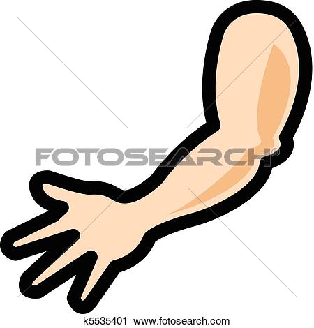Clipart - Human Shoulder, Arm, Elbow And-Clipart - Human shoulder, arm, elbow and hand. Fotosearch - Search Clip Art-14