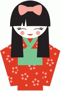 Clipart Kokeshi-clipart Kokeshi-0