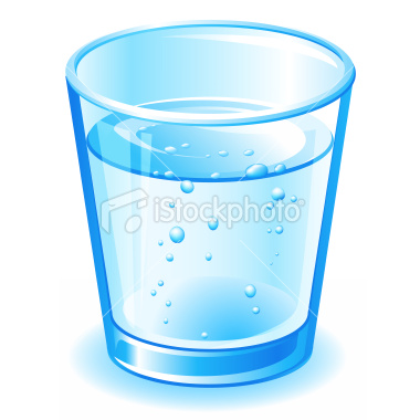 Clipart Of A Glass Of Water - .-Clipart of a glass of water - .-1