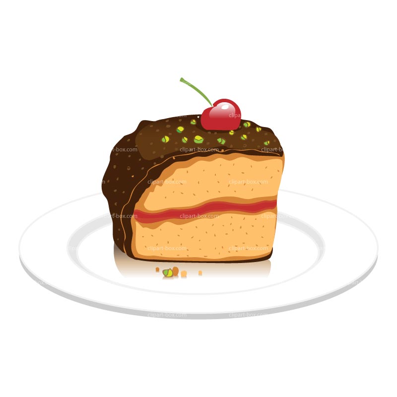 Birthday Cake Slice Clip Art 