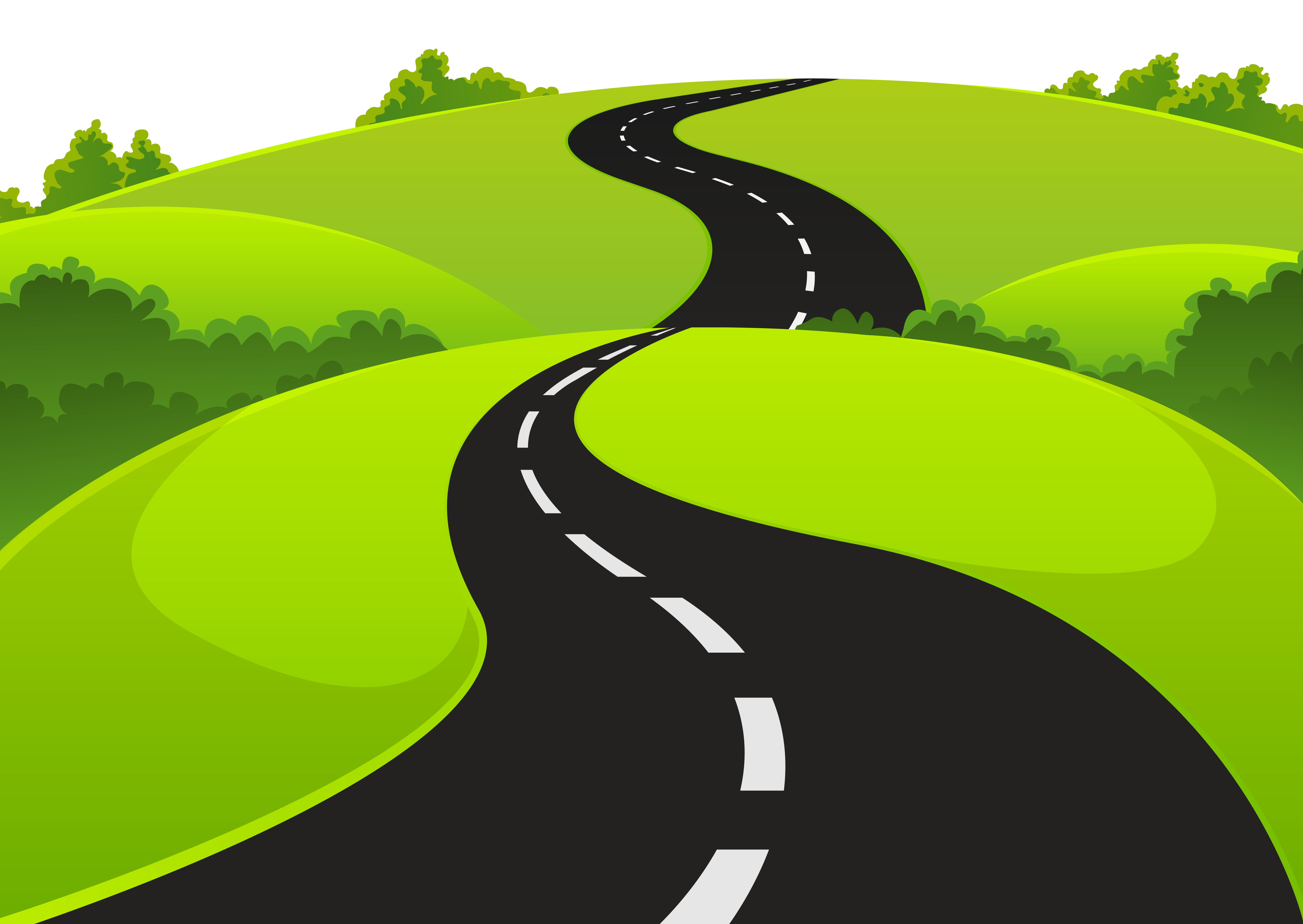 Clipart Winding Road .-Clipart Winding Road .-4