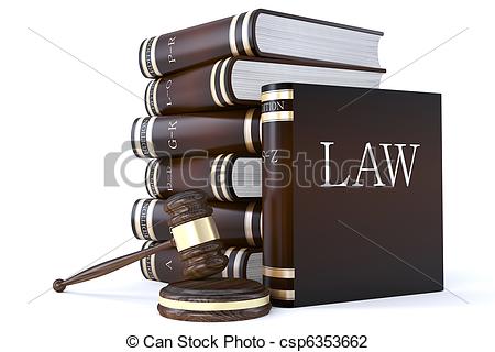 ... Collection Of Law Books And Gavel - -... collection of law books and gavel - 3d render of a... ...-2